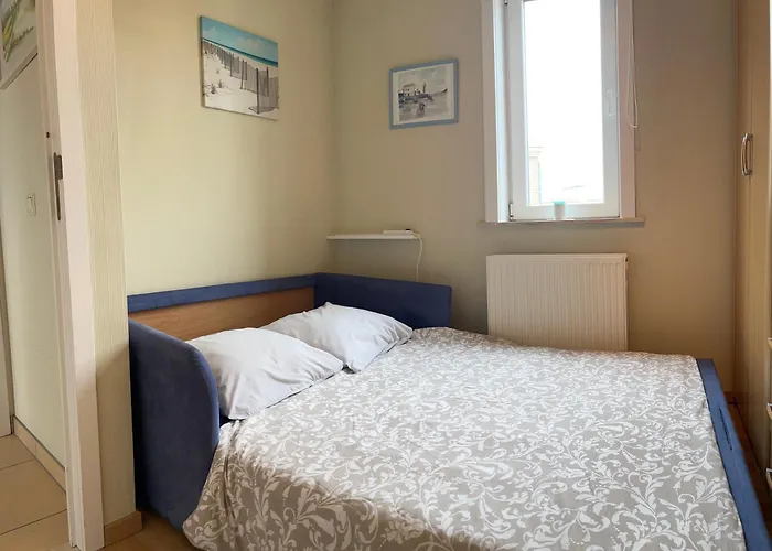 아파트 Appt Pablo Met Prive-garage, Vlakbij Zee, In Koksijde-bad